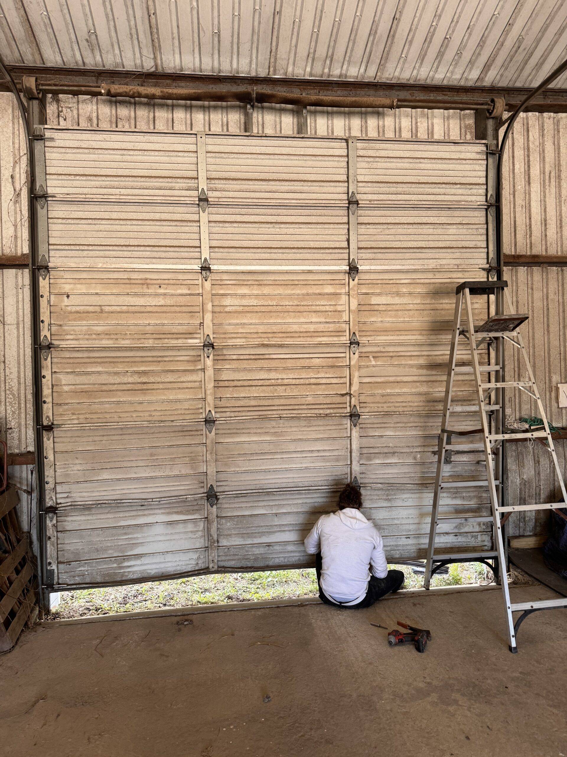 Garage door spring replacement service